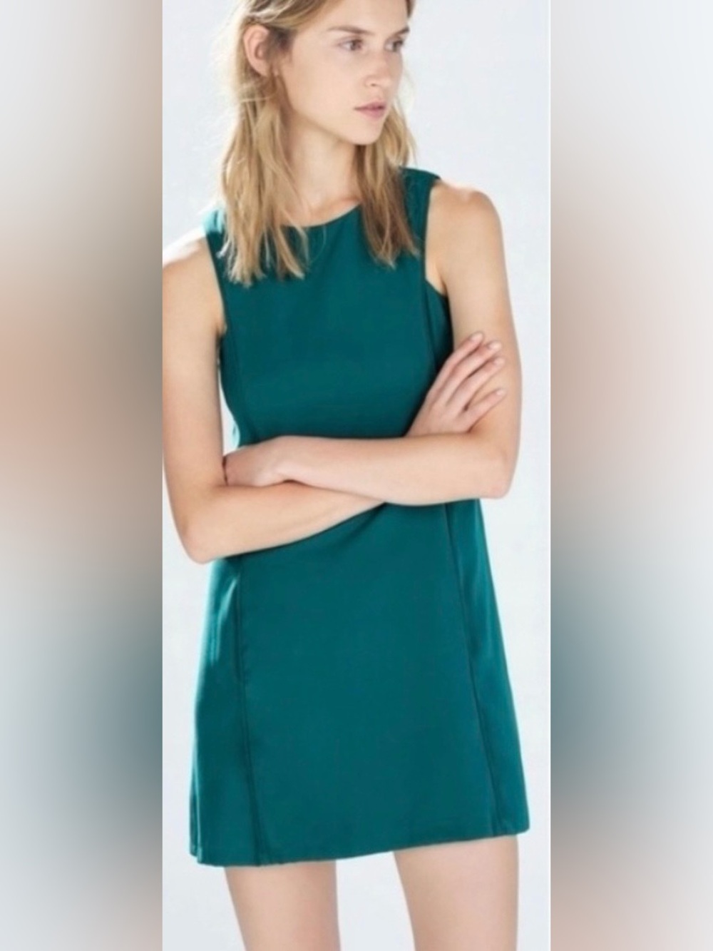 Zara Trafaluc Sleeveless Pocket Mini Dress